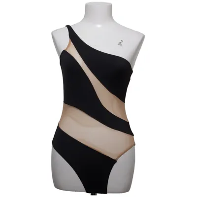 Swimsuit (Black, Beige) from Norma Kamali Elastane, Polyamide