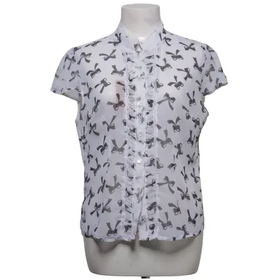 Top (Wit, Zwart) van Bettie Page