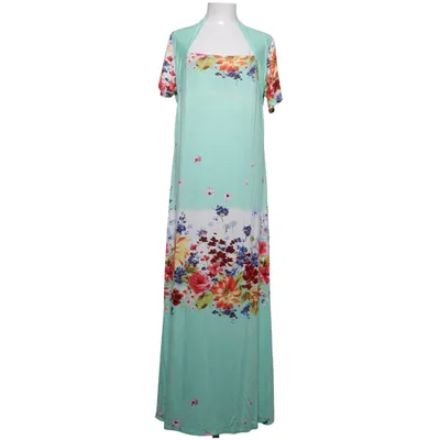 Robe longue (Vert, Blanc, Multicolore) de Imagini Élasthane, Viscose