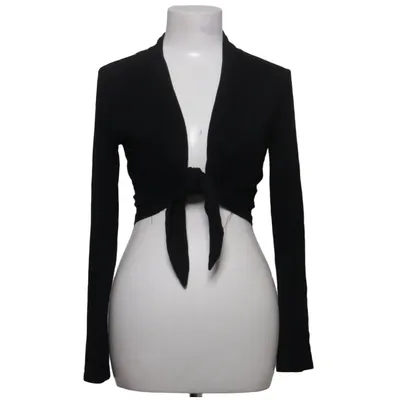 Wikkeltop (Zwart) van Chic & Mit Elastaan, Viscose
