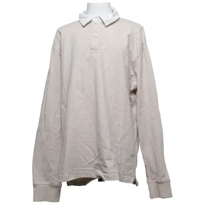 Rugby shirt (Beige, White) from H&M Cotton