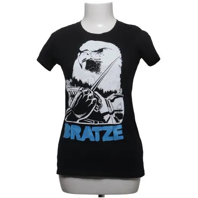 T-shirt (Zwart) van Bratz Organisch katoen