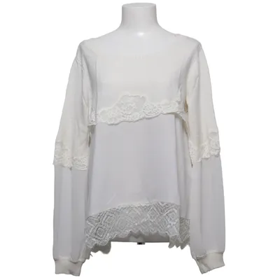 Pull-over (Blanc) de Twinset Laine d'alpaga, Coton, Polyamide, Polyester, Viscose
