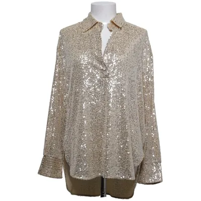 Blouse (Beige, Zilver) van Second Female Polyester