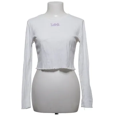 Crop top (Wit) van Lee x H&M Katoen