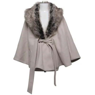 Cape (Beige) from Bubbleroom Acrylic, Polyester, Wool