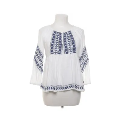 Blouse (White, Blue) from Pepe Jeans Polyester, Viscose