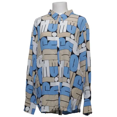 Blouse (Blue, Beige, White) from Opus