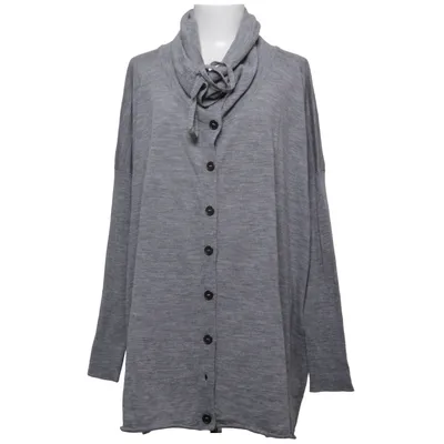 Cardigan (Gray) from Bolongaro Trevor Merino wool