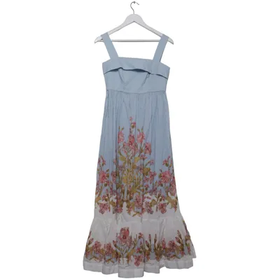 Maxi dress (Blue, White, Multicolored) from Lawrence Grey Cotton