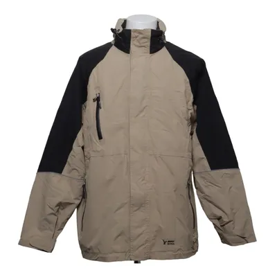 Outdoorjakke (Beige, Sort) fra Crossfield Polyester, Polyurethan