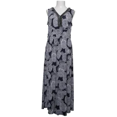 Maxi jurk (Blauw, Wit) van Liberty Woman Elastaan, Polyester
