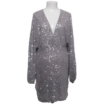 Cocktailjurk (Grijs, Zilver) van Pull & Bear Elastaan, Polyester