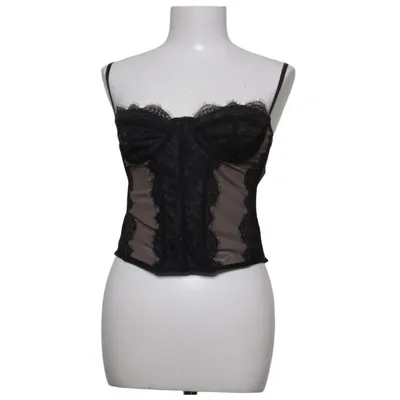 Bustier (Black, Beige) from Out from Under Elastane, Polyamide