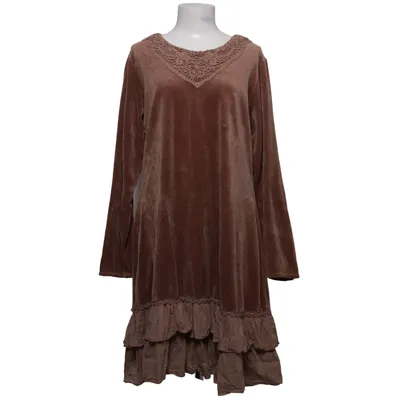 Dress (Beige) from JDL clothing Cotton, Polyester