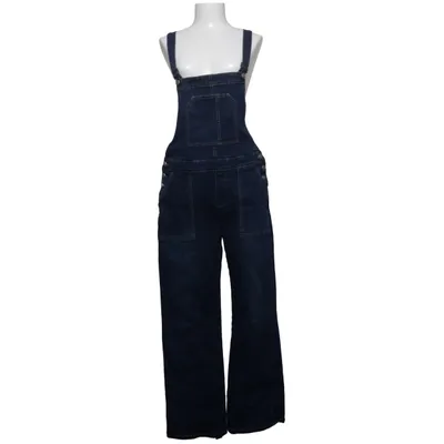 Salopette (Bleu) de Denim Coton, Élasthane, Polyester