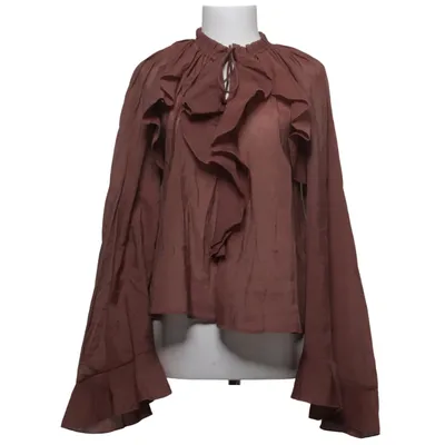 Blouse (Bruin) van H&M Katoen, Polyester