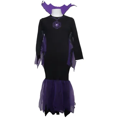 Fancy dress (Black, Purple) Polyester