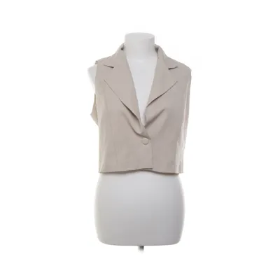 Gilet (Beige) van Boohoo Polyester