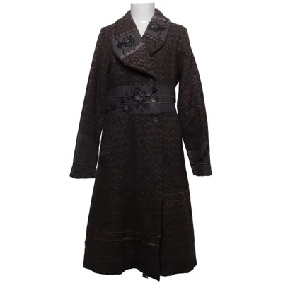 Manteau (Marron, Gris) de Gudrun Sjödén Coton, Viscose, Laine