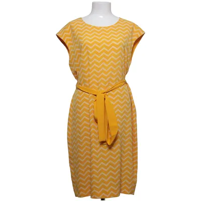 Wrap dress (Yellow, White) from InWear Elastane, Polyester