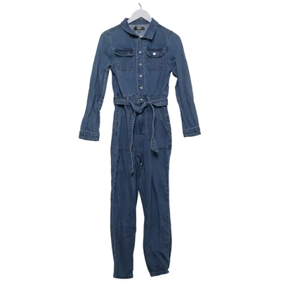 Jumpsuit (Blue) from Missguided Petite Cotton, Viscose