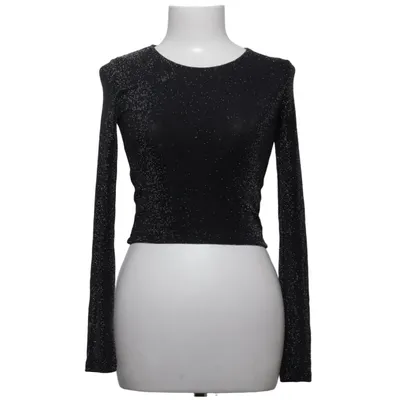 Haut (Noir) de Monki Élasthane, Fibre métallique, Polyamide