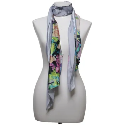 Cravat (Grijs, Meerkleurig) van Vive Zijde, Viscose