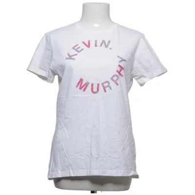 T-shirt (Vit, Röd) från Gildan Softstyle Bomull