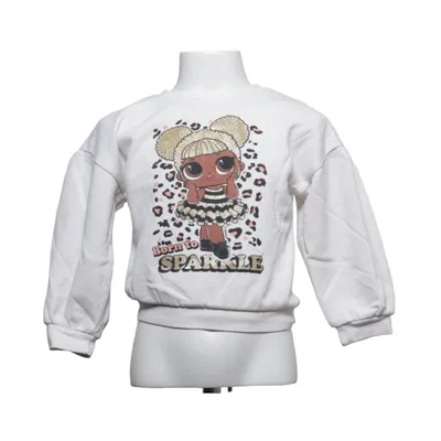 Sweatshirt (White, Multicolored) from L.O.L. Surprise! Cotton, Polyester