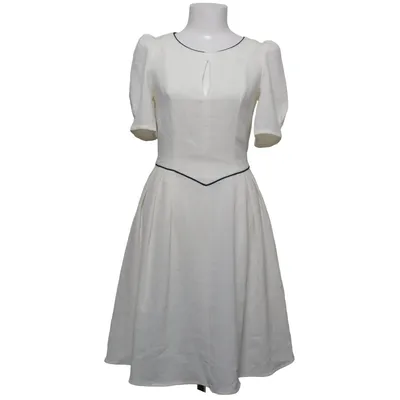 Robe (Blanc) de Axara Élasthane, Polyester