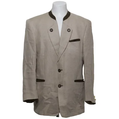 Blazer (Beige) de Canda Acétate, Lin, Viscose