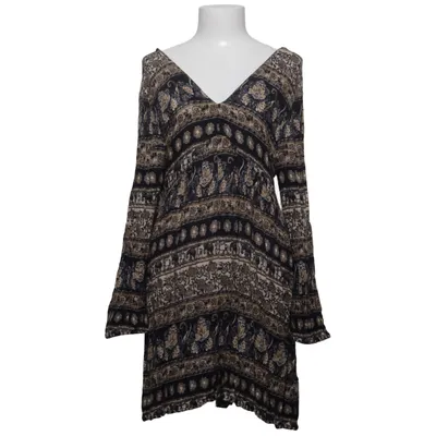 Jurk (Zwart, Beige) van Zara Basic Collection Viscose