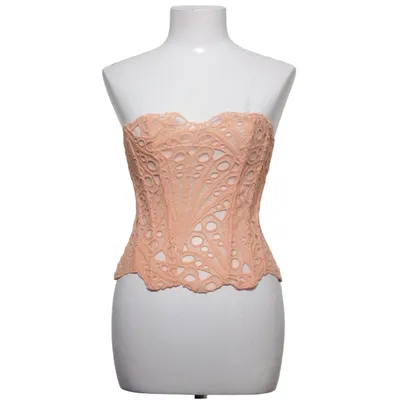 Korset (Beige) van PrettyLittleThing Elastaan, Polyester