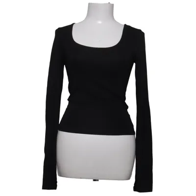 Langærmet t-shirt (Sort) fra Gina Tricot