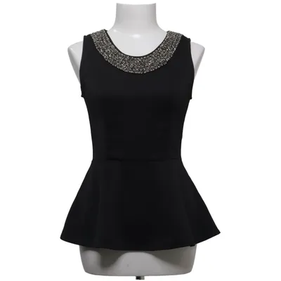 Top péplum (Gris) de Cherry Koko Élasthane, Polyester