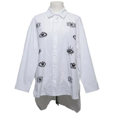 Chemise (Blanc, Noir) de Made in italy Coton
