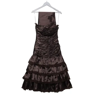 Robe de soirée (Magic M - GD 2538 - selskabskjole i brun satin) de Magic M Polyester