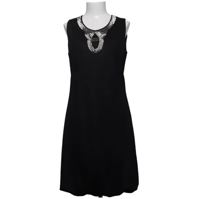 Robe (Noir) de Uldahl Polyester, Laine