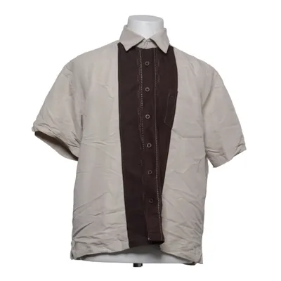 Chemise à manches courtes (Beige, Marron) de Cubavera Polyester, Viscose