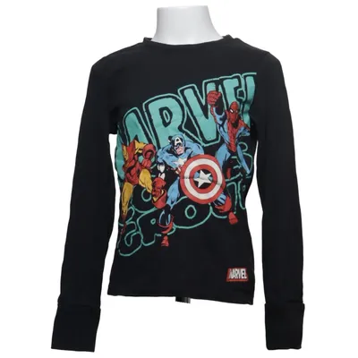 Långärmad t-shirt (Svart, Flerfärgad) från Marvel