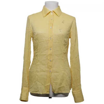 Chemise (Jaune) de Mauro Grifoni Coton, Modal, Soie, Viscose