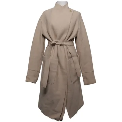 Coat (Beige) from Langerchen Wool