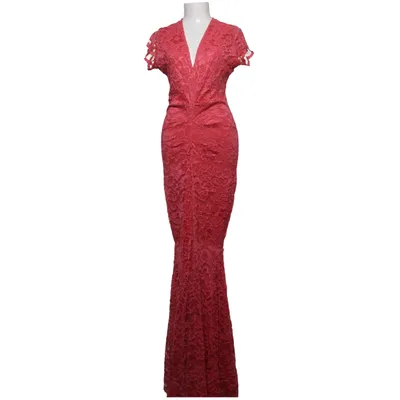Avondjurk (Roze) van Honor Gold Elastaan, Polyamide, Polyester, Viscose
