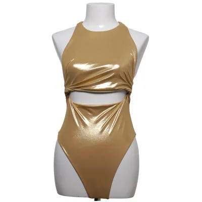 Baddräkt (Guldfärgad) från H&M Studio Elastan, Polyester