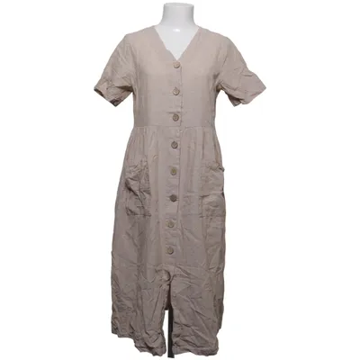 Kjole (Beige) fra Nümph Bomuld, Linned