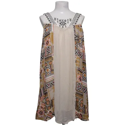 Robe de plage (Beige, Multicolore) de Rewind Polyester, Viscose