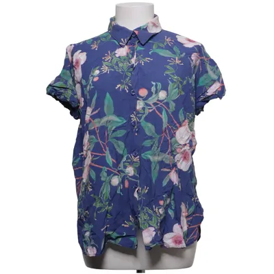 Short sleeve shirt (Blue, Multicolored) from By Malina Collection Viscose