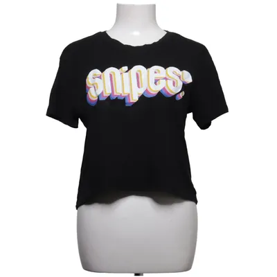 T-shirt (Zwart) van Snipes Katoen, Viscose