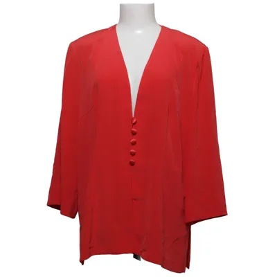 Blazer (Red) from Elinette Acetate, Polyester